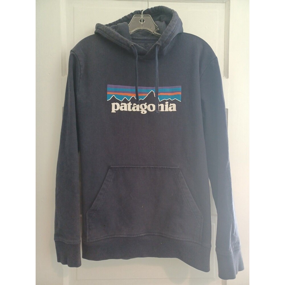 Patagonia navy hoodie mens M heavy pullover sweatshirt Uprisal hoody outdoor